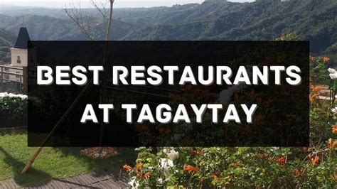 tagaytay restaurants|tagaytay restaurants 2022.